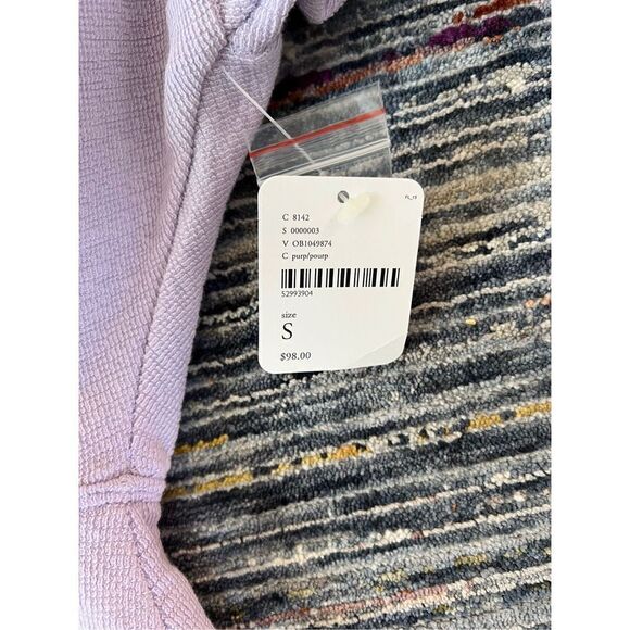 Free People Beach NWT Midi Column Dress Terrycloth Cut Out Purple size S - Picture 7 of 12